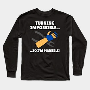 Turning impossible to 'I'm possible BME Long Sleeve T-Shirt